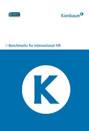 Benchmarks for International HR - Kienbaum