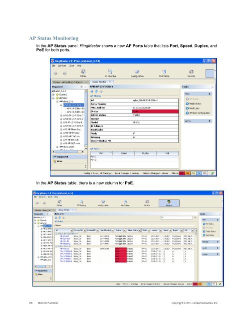 RingMaster Management Guide - Juniper Networks