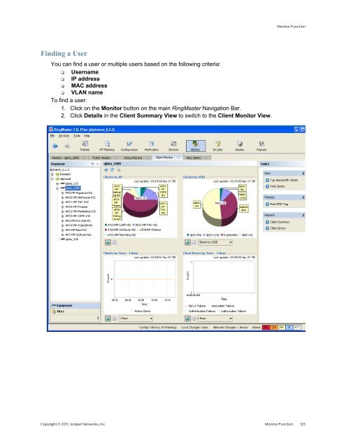 RingMaster Management Guide - Juniper Networks