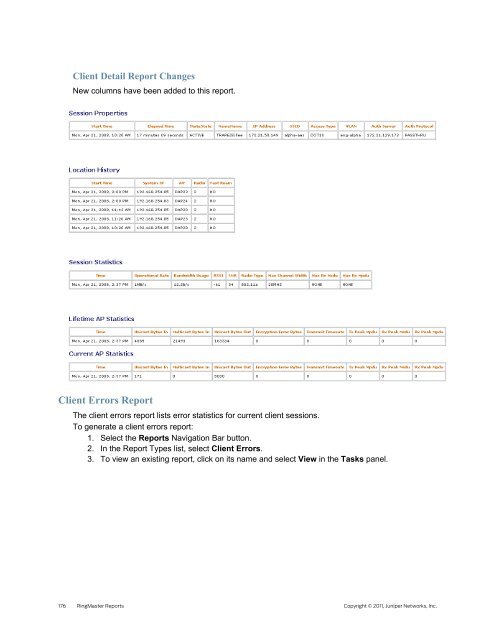 RingMaster Management Guide - Juniper Networks