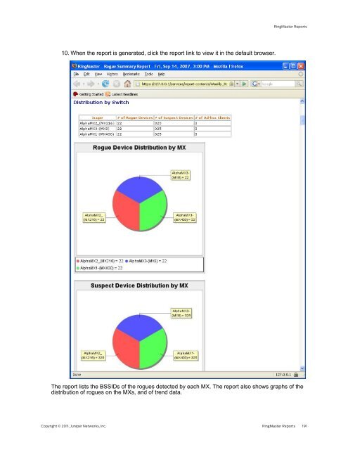 RingMaster Management Guide - Juniper Networks