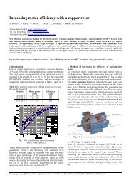 Increasing motor efficiency with a copper rotor - Copper India