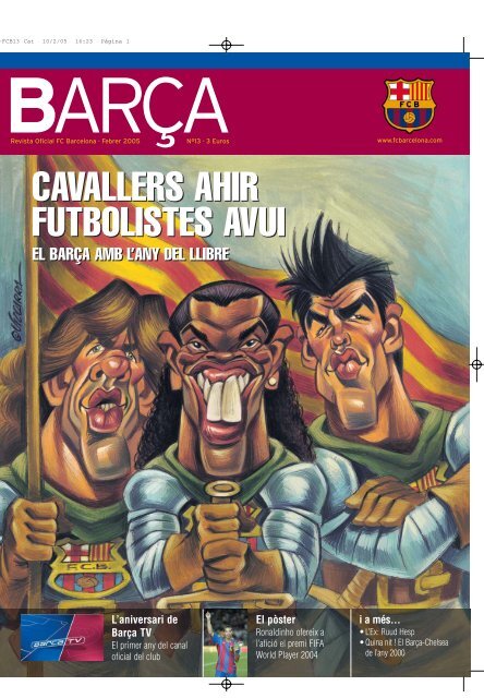 cavallers ahir futbolistes avui futbolistes avui ... - FC Barcelona