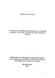 Centralização, descentralização e unidade nacional - Programa de ...