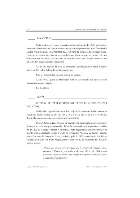 REVISTA 33 - Jurisprudência - TRF