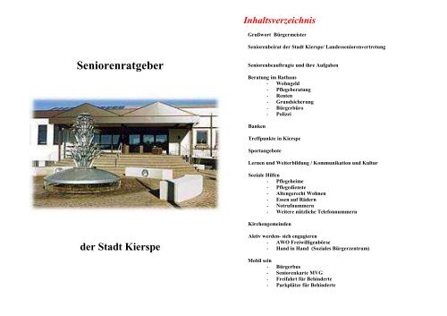 Beratung im Rathaus - Stadt Kierspe
