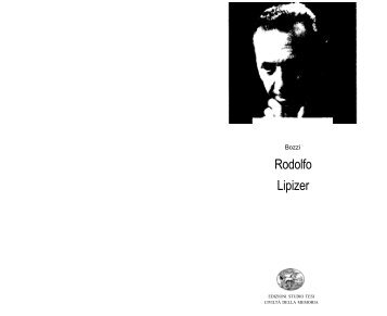 Rodolfo Lipizer - Corso di Tecnico Di Sala Di Registrazione