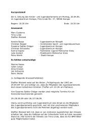 Protokoll der Sitzung vom 20.04.2009 - Stadt Kierspe