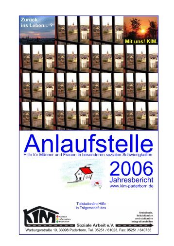 JB 2006 Anlaufstelle - KIM - Soziale Arbeit eV