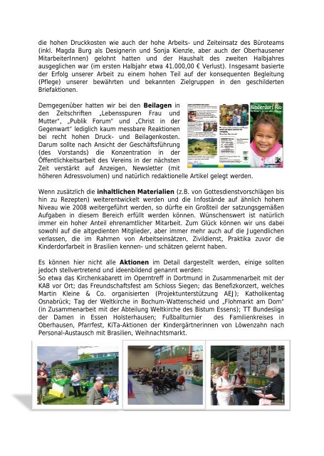 Jahresbericht 2008 - Kinderdorf Rio eV