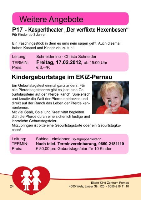 Eltern-Kind-Zentrum Pernau - Kinderfreunde