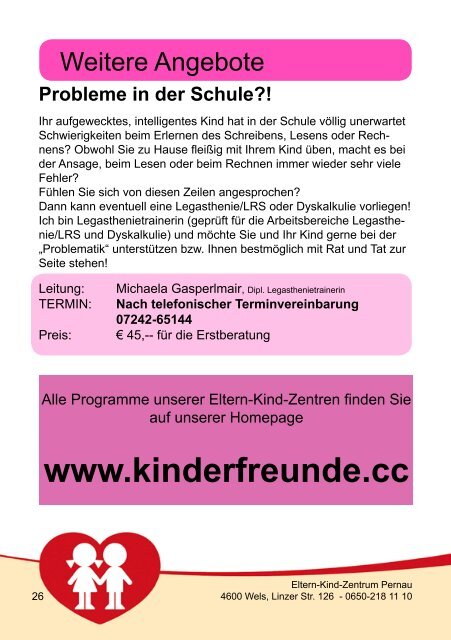 Eltern-Kind-Zentrum Pernau - Kinderfreunde