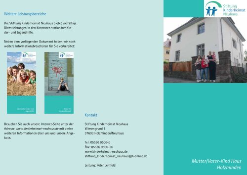 Mutter Vater Kind Haus Holzminden Kinderheimat Neuhaus De