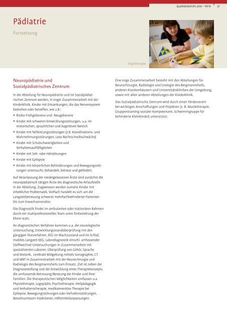 Bergmannsheil- und Kinderklinik Buer GmbH - Kinder- und ...