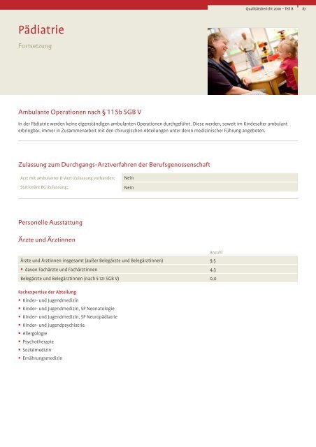Bergmannsheil- und Kinderklinik Buer GmbH - Kinder- und ...