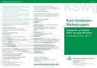 Kurt-Seelmann- Wohngruppen - Kinderschutz eV