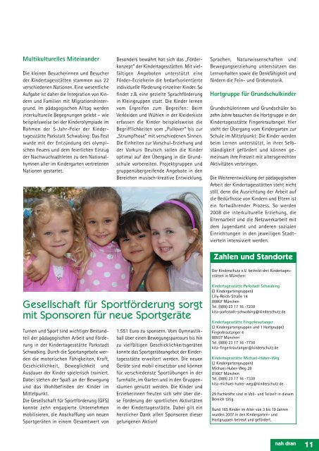 nah dran - Ausgabe 2008 - Kinderschutz eV