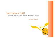 Jahresbericht 2007 kids-hotline / ki-konzept - Kinderschutz eV