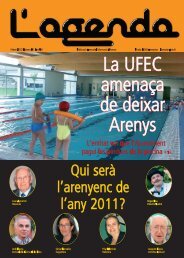 La UFEC amenaça de deixar Arenys La UFEC amenaça ... - L'Agenda