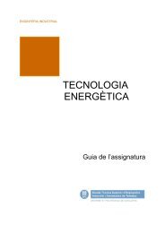 TECNOLOGIA ENERGÈTICA - UPC