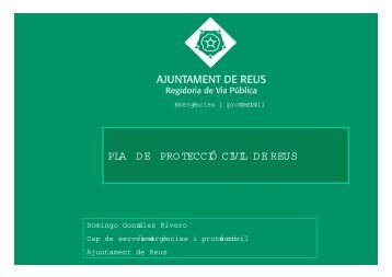 PLA DE PROTECCIÓ CIVIL DE REUS - etsEQ