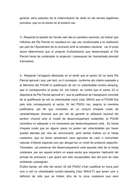 Volum XII. Informe de les al·legacions. - Ajuntament de Mont-roig del ...