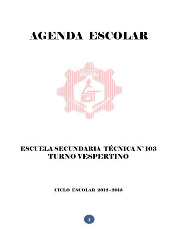 AGENDA ESCOLAR - Escuela