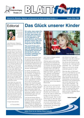 Das Glück unserer Kinder - Kindervereinigung Dresden e.V.