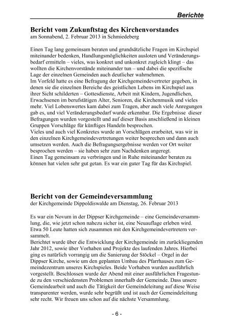 Der Gemeindebrief von April und Mai 2013 - Ev.