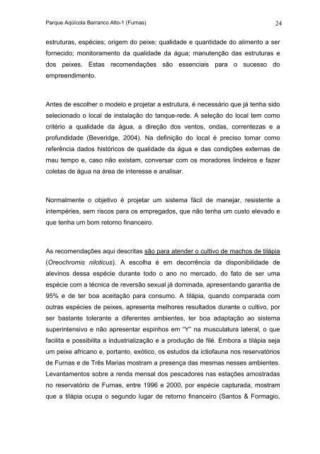 Relatório de Estudo Ambiental e de Regularização do Parque ...