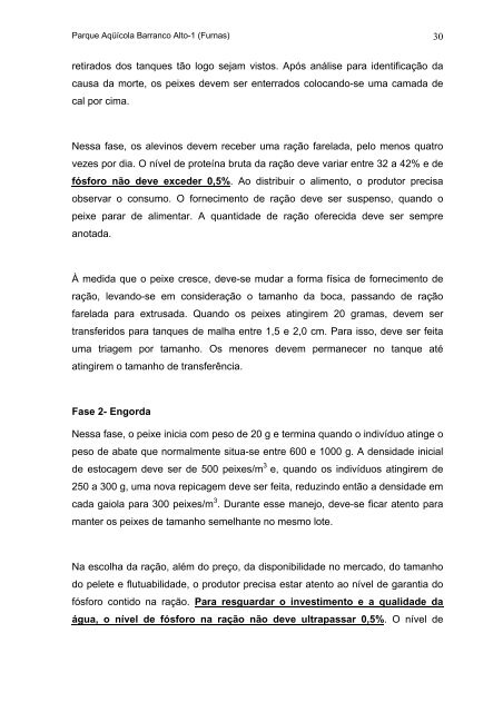 Relatório de Estudo Ambiental e de Regularização do Parque ...