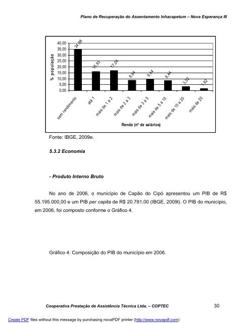 pra pe inhacapetum-nova esperança iii - Coptec