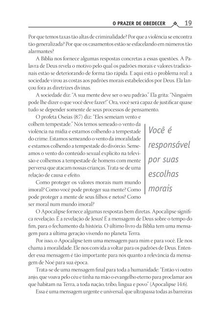 Livro: Tempo de Esperança - Associação Paulista Oeste