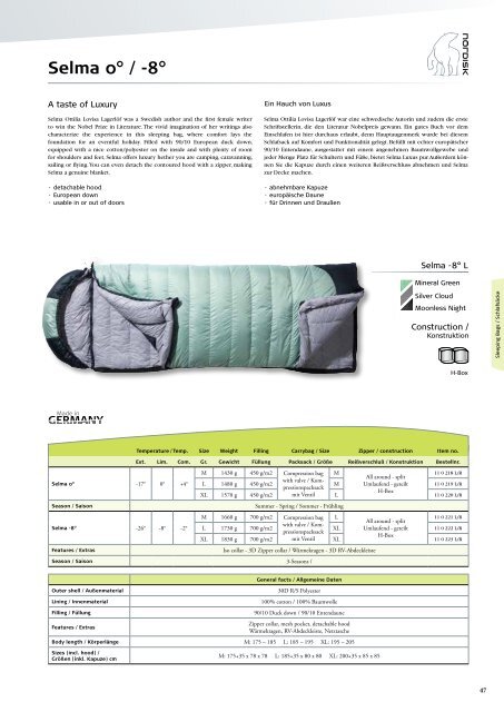 Nordisk Company A/S Nordisk Freizeit Nordisk ... - AC Outdoor Center