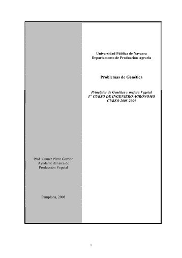 problemas de genética_08_09 - Universidad Pública de Navarra