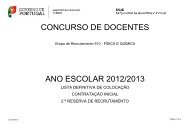 CONCURSO DE DOCENTES ANO ESCOLAR ... - Dgrhe.min-edu.pt