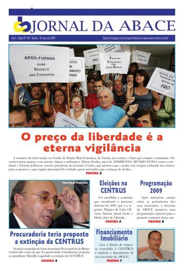 O preço da liberdade é a eterna vigilância - ABACE