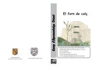 El forn de calç - Camp d'Aprenentatge de les Illes Balears