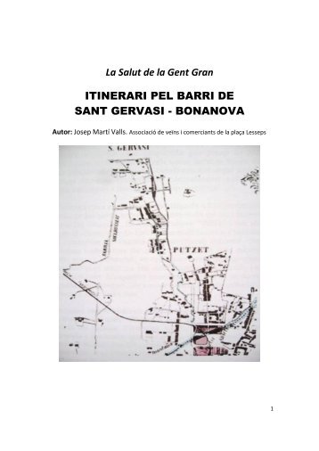 el barri de sant gervasi-bonanova - Associació de Veïns i ...