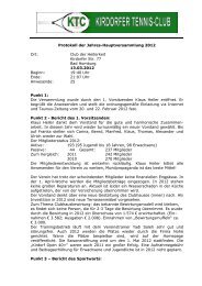 Protokoll-JHV 2012 - Kirdorfer Tennisclub