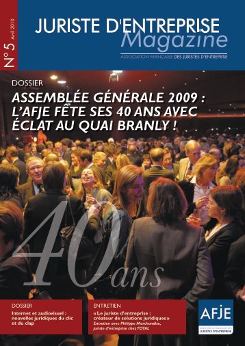 Téléchargez le magazine au format PDF. en cliquant sur ce ... - AFJE