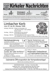 Limbacher Kerb - Kirkel