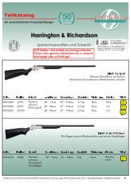 Harrington & Richardson Sportschusswaffen und ... - ACP-Waffen