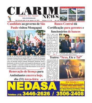 Mongaguá/SP - Clarim News