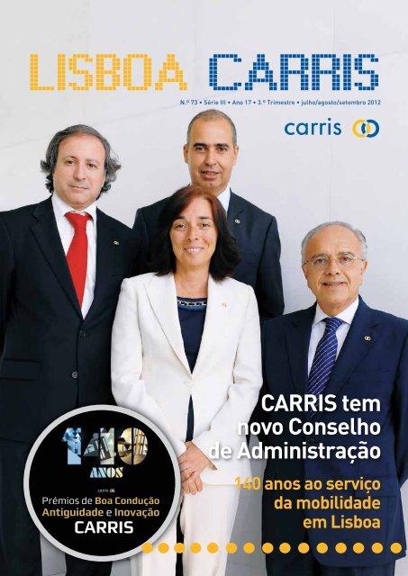 CARRIS tem novo Conselho de Administração 140 anos ao serviço ...