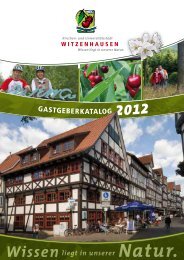 Kirschenerlebnispfad - Tourist-Info Witzenhausen