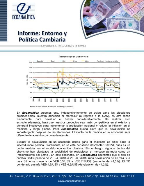 Luego del Convenio Cambiario Nº20 ¿Qué esperar ... - Ecoanalítica