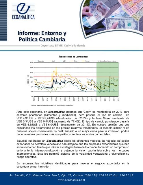 Luego del Convenio Cambiario Nº20 ¿Qué esperar ... - Ecoanalítica