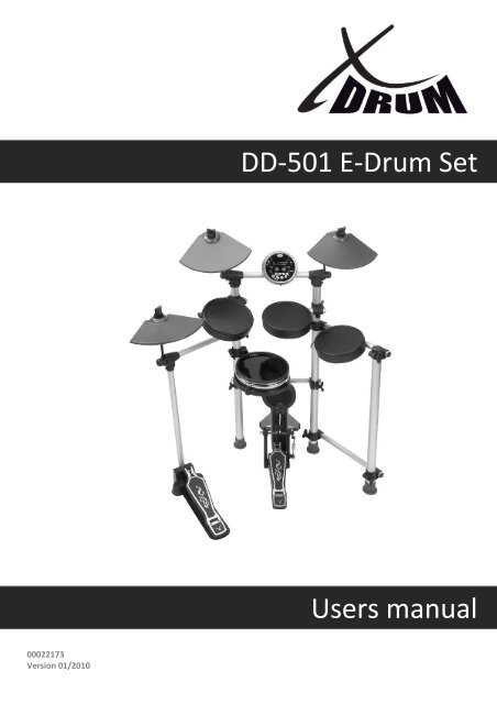 DD 501 E Drum Set Users manual