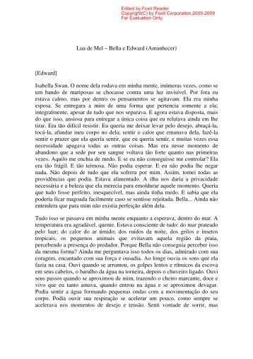 Lua de Mel – Bella e Edward (Amanhecer) [Edward] Isabella Swan ...
